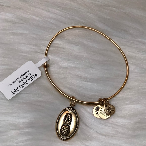 Alex and Ani Jewelry - Alex and Ani gold pineapple bracelet